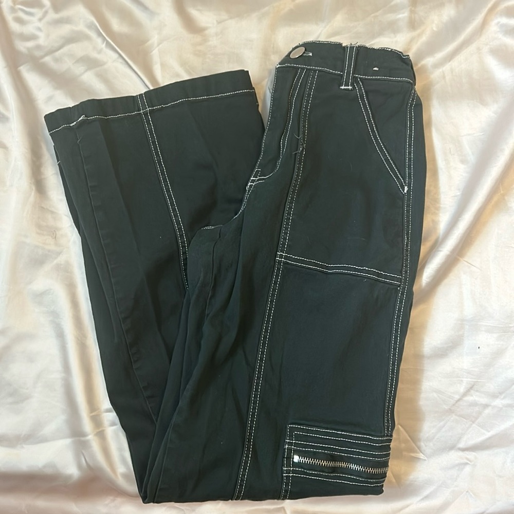 Women’s Rachel Paige green cargo pants, size xs
